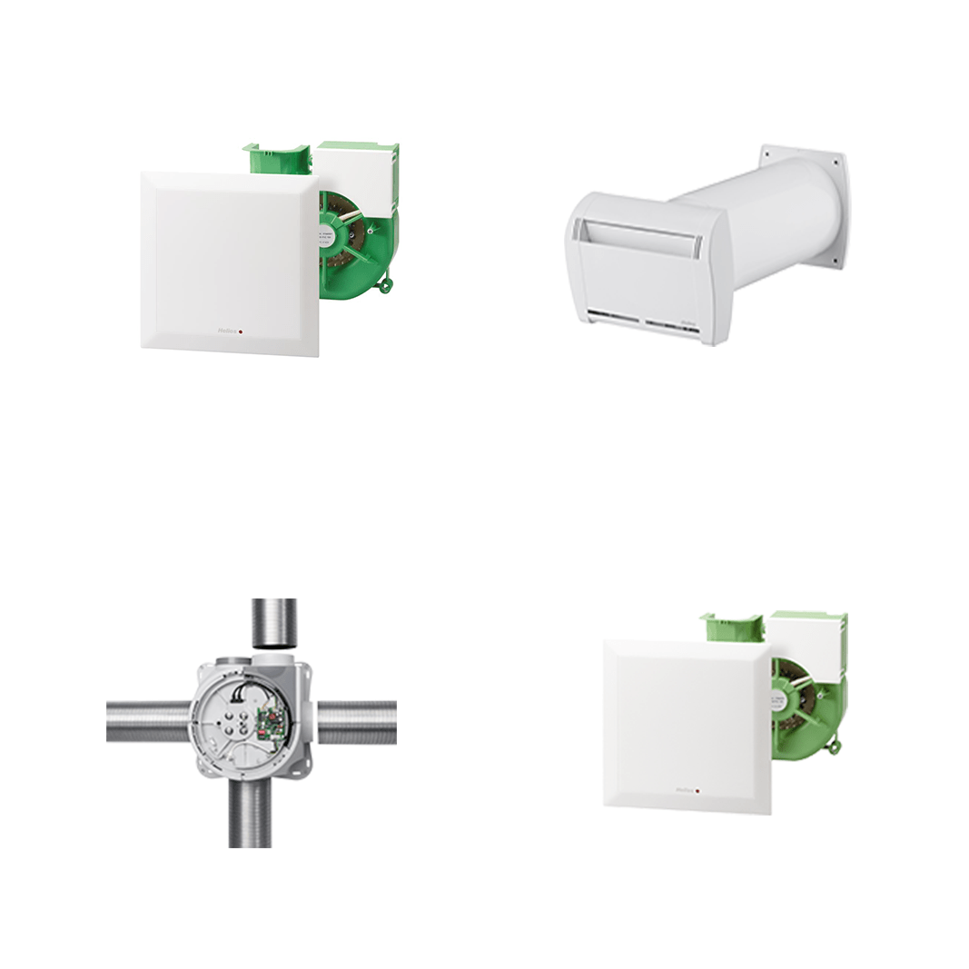 Kontrollierte Wohnraumlüftung ohne Wärmerückgewinnung